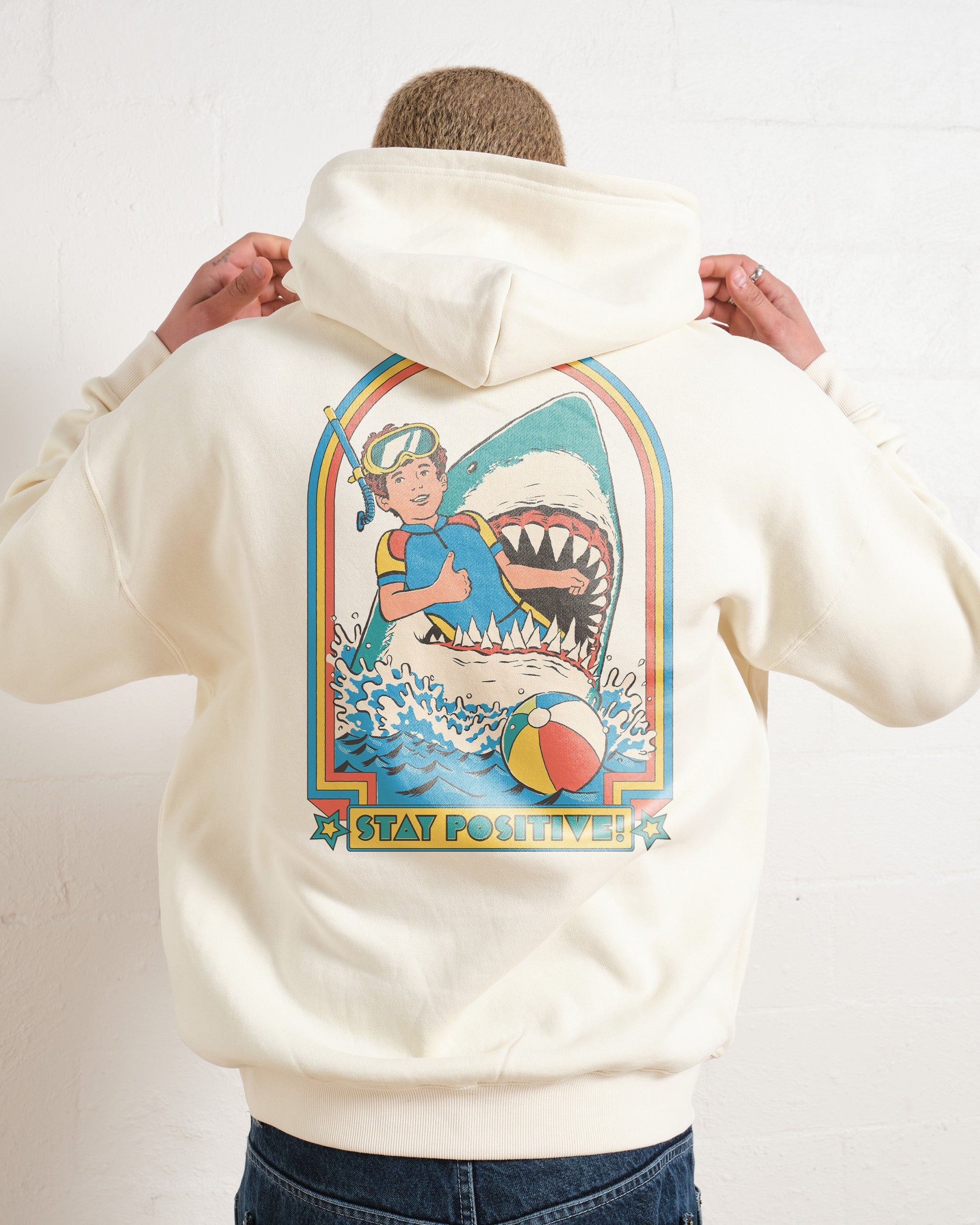 Stay Positive Front and Back Hoodie Australia Online
