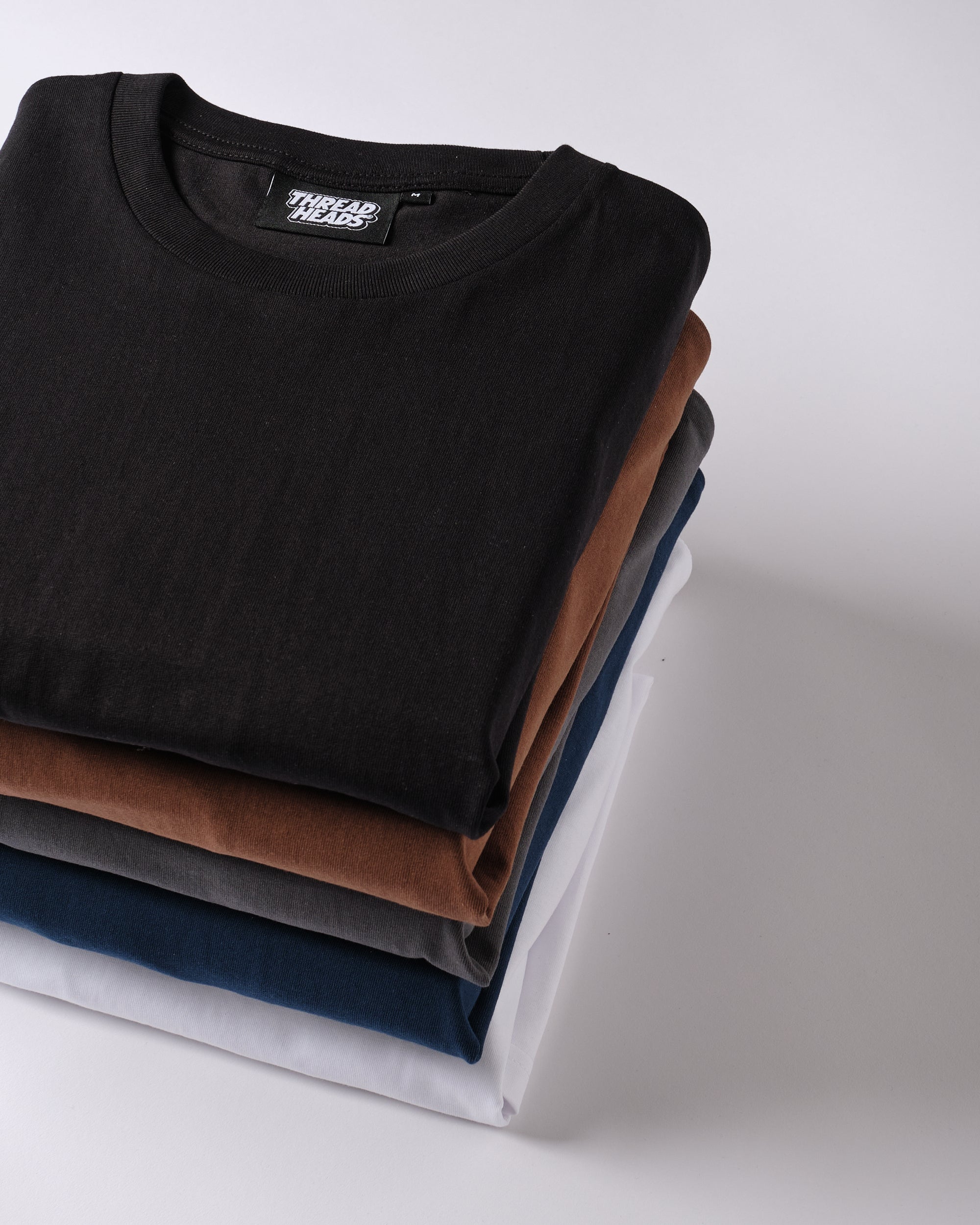 Classic Tee 5-Pack: Black, Brown, Charcoal, Navy, White Australia Online