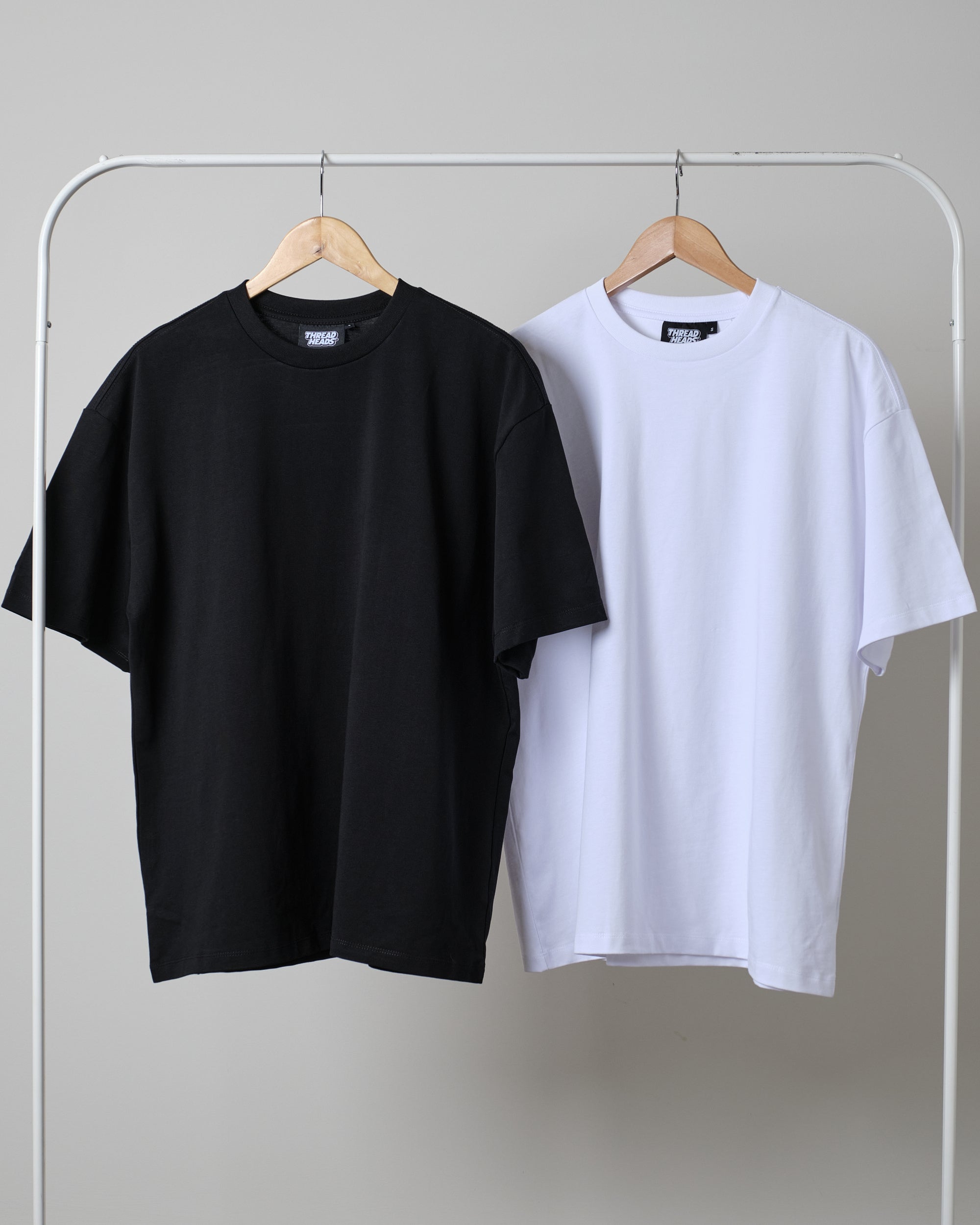 Oversized Tee 2-Pack: Black, White Australia Online